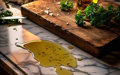 Oil Stains on Granite, Marble & Stone Countertops